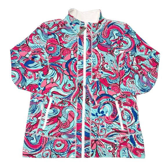 Talbots Jacket Medium Petite Performance Coastal Resortwear Athleisure‎ Preppy - Picture 1 of 9